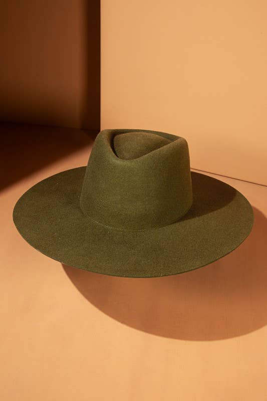 Urbanista - Wholesale Fedora - Women's - 100% Australian Wool Triangular Panama Hat-Blank18