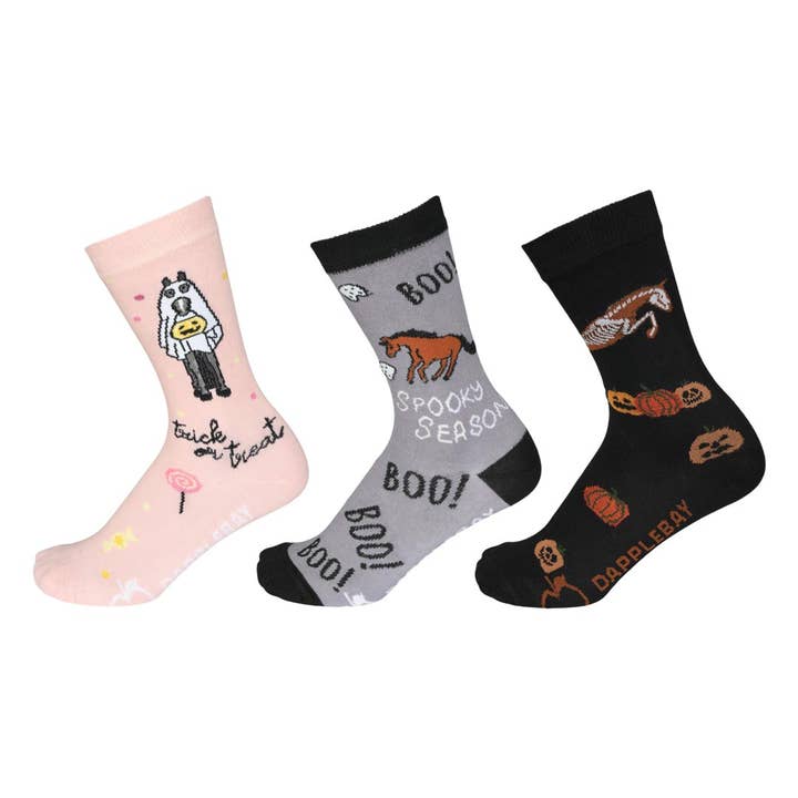 Dapplebay Kid's Halloween Sock Bundle for wholesale by JPC Equestrian