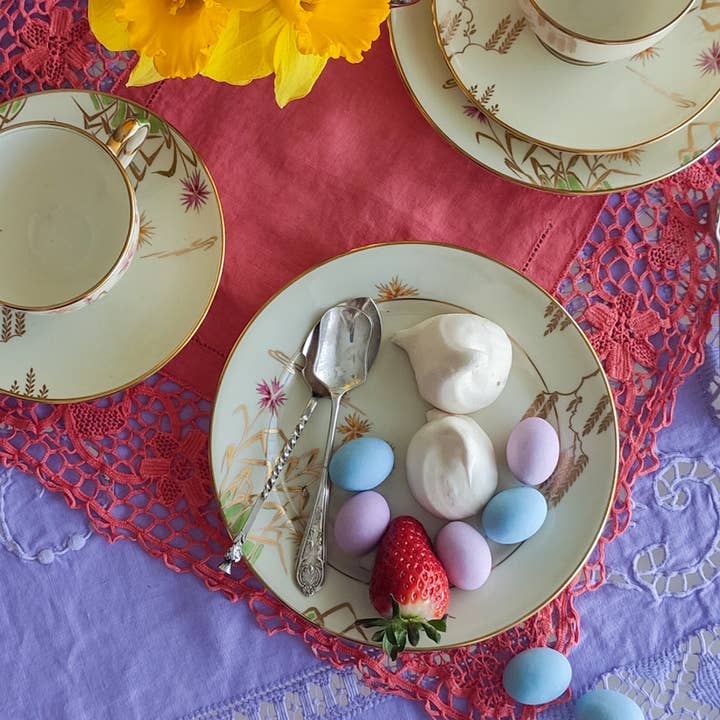 Heyfoo - Wholesale Placemat - Set van drie kleedjes met koraal buranokant12