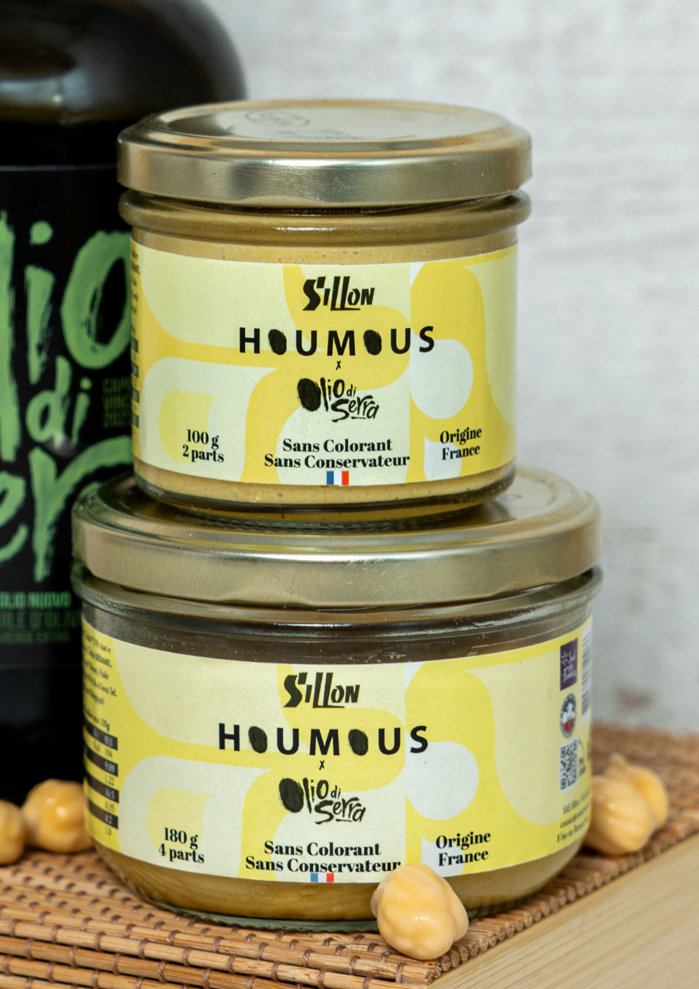 Sillon - Wholesale Shelf Stable Prepared Meal - Hummus x Olio di Serra0