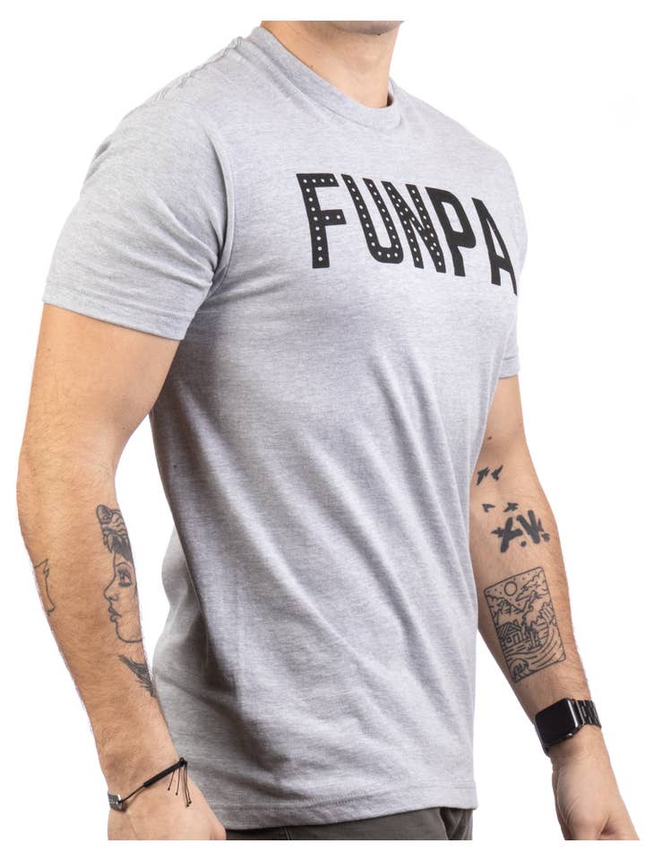 Sport Grey FUNPA Funny Grandpa Grandfather Men T-shirt for wholesale on Faire3