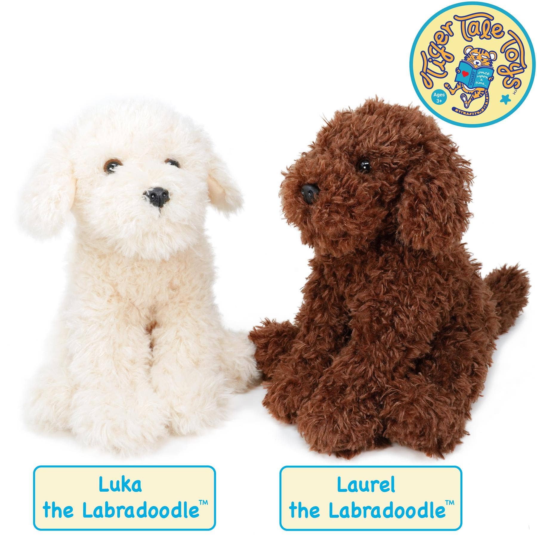 VIAHART Toy Co. – Großhandel Kuschel-/Plüschtier – Kind & Baby – Laurel, der Labradoodle | 30 cm Plüschspielzeug4