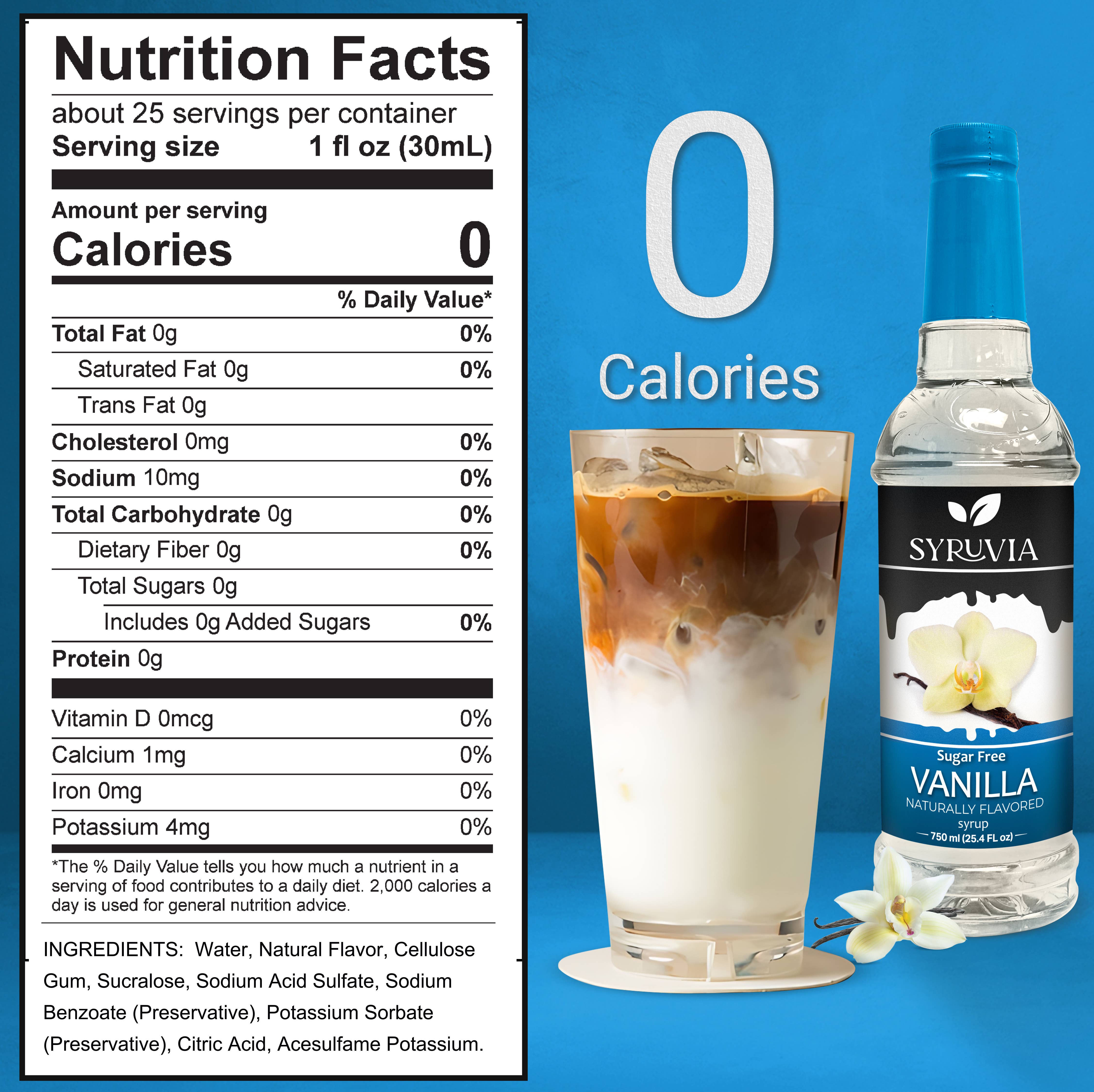 Syruvia - Wholesale Flavored Syrup - Sugar-Free Vanilla Syrup2