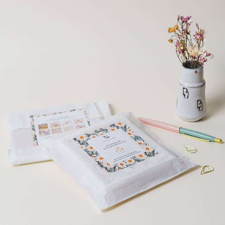 Botanische wenskaarten set voor wholesale door Wild & Bloem