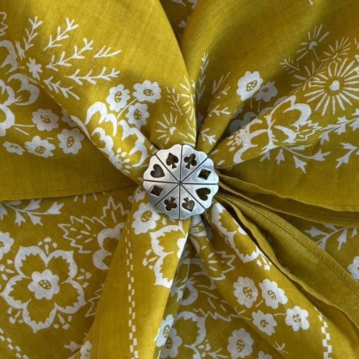 Concho Scarf Slide | Monte for wholesale by Last Chance Textiles