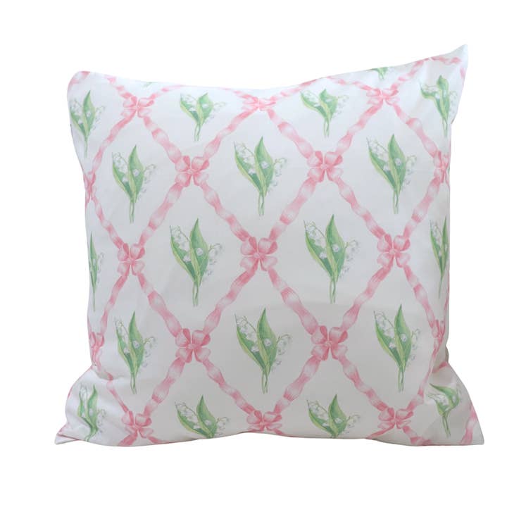 Lily of the Valley cushion cover for wholesale by Pretty Homestyle