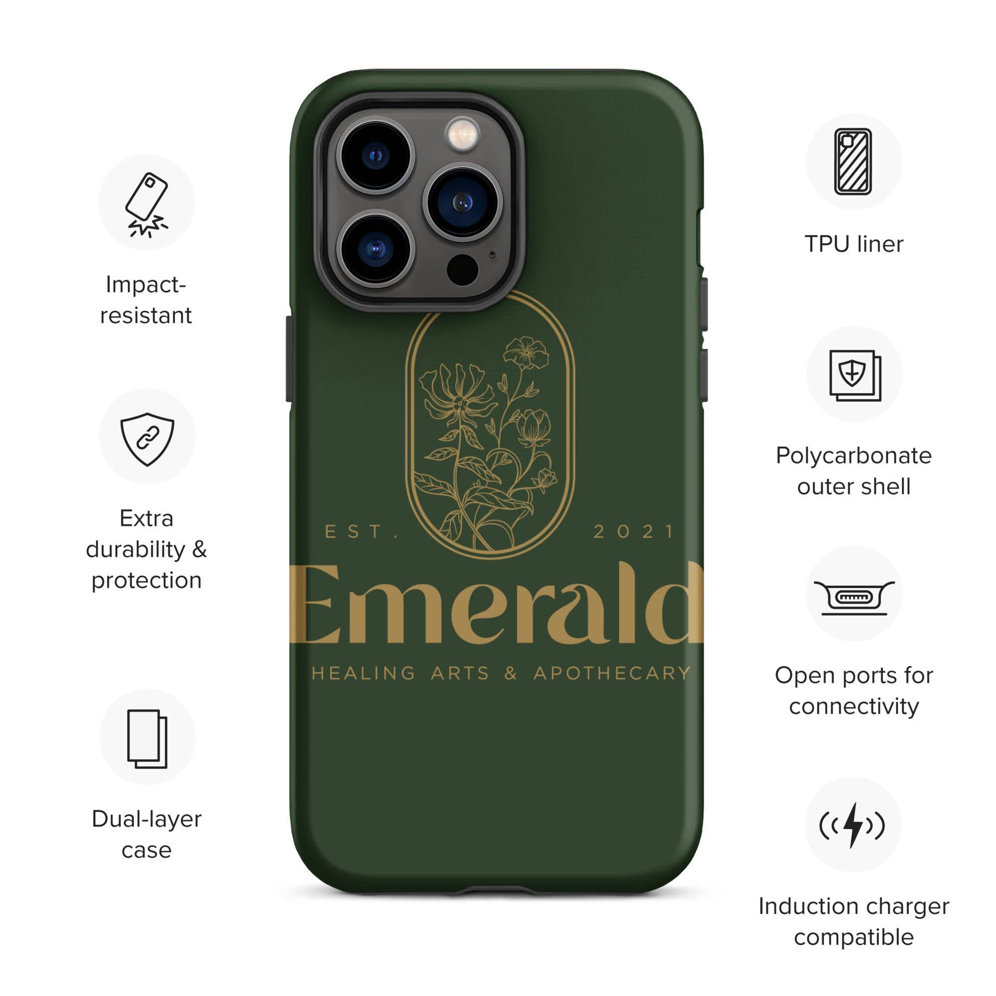 Practicality Skin & Body care - Wholesale Phone Case - Unisex - Emerald Tough iPhone case28