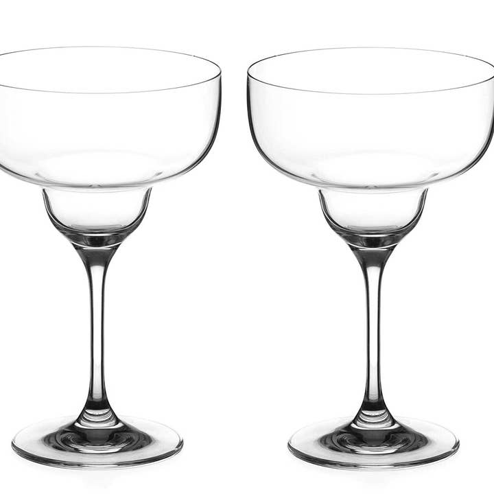 Diamante Crystal Margarita Glasses Pair - ‘auris’ Collectio for wholesale by DIAMANTE