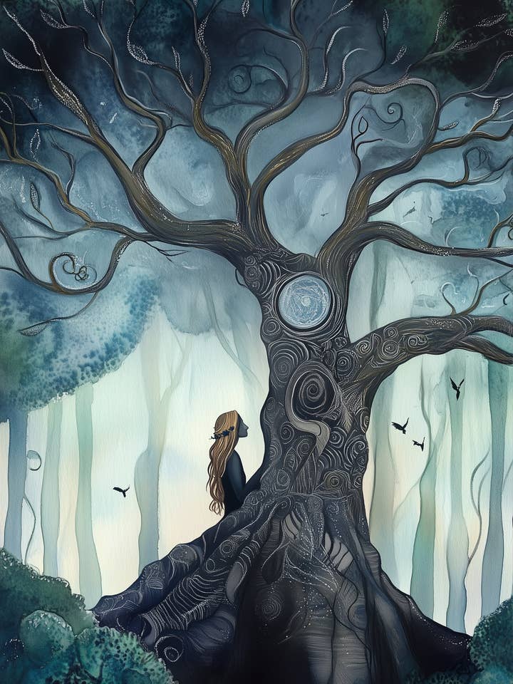 Entangled Dryads: Becca | Card Fripperies for wholesale by Fripperies