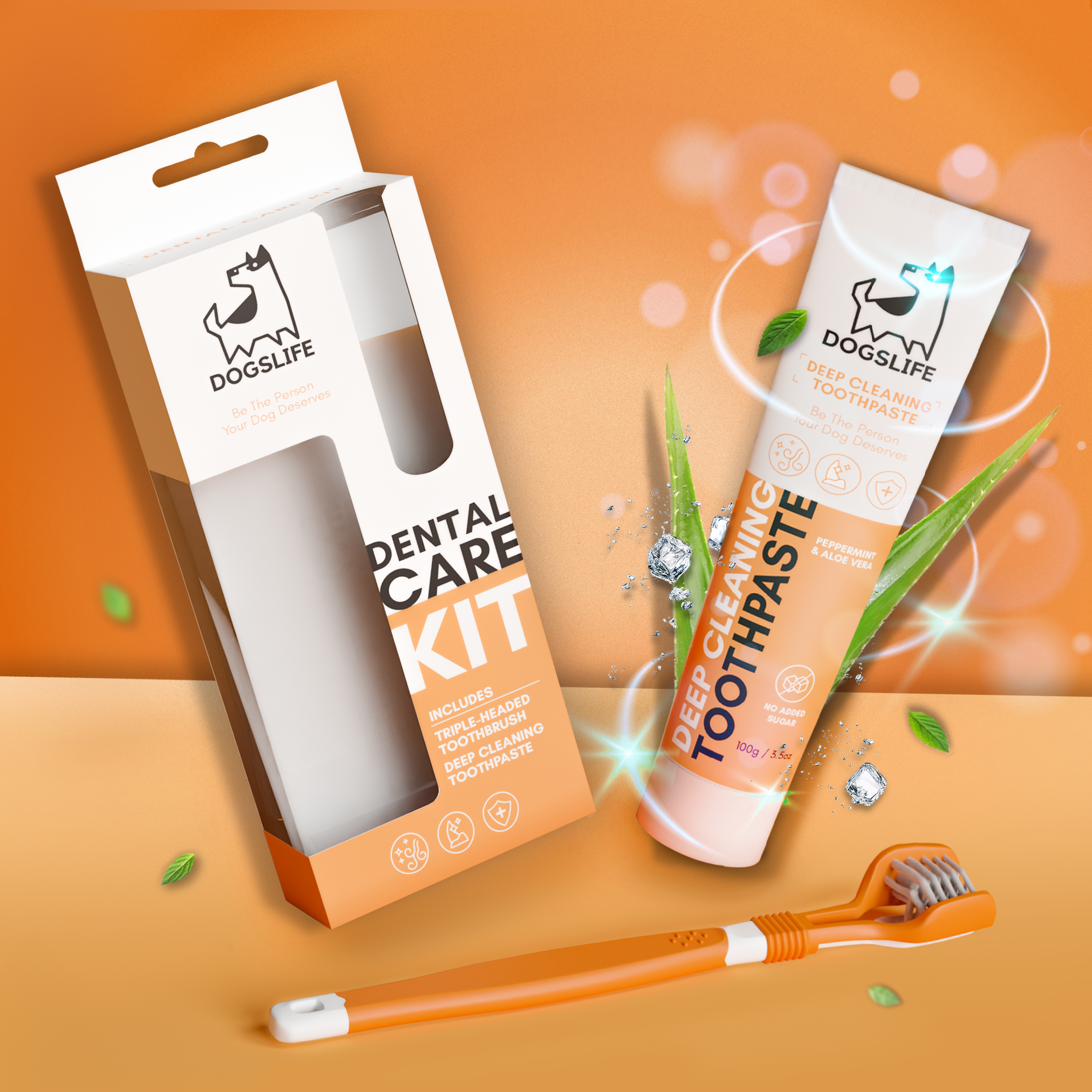 OurPetsLife - Vente Dentifrice – chien - Set de dentifrice et brosse à dents pour chien11