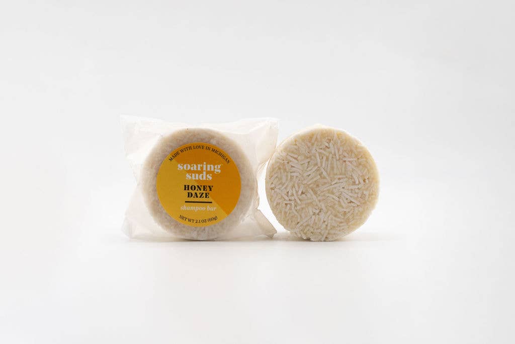 Soaring Suds Soap Co., LLC - Wholesale Shampoo Puck/Solid Shampoo - Honey Daze Shampoo and Conditioner Bars1