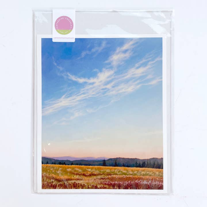 Fall Landscape in Oregon Art Print for wholesale by Catherine Freshley Art