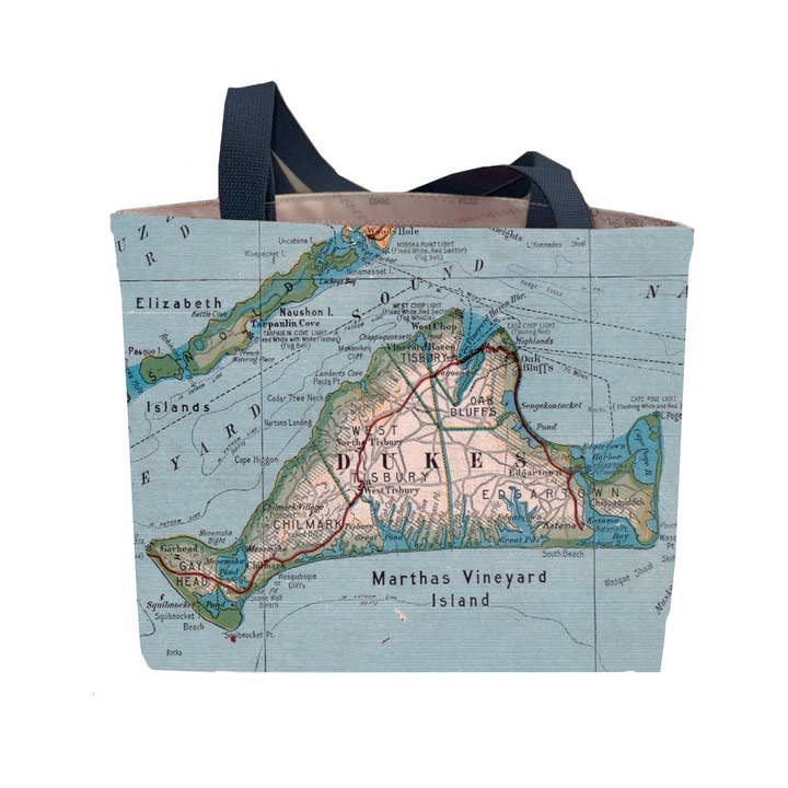 Not for Navigation - Wholesale Tote Bag - Women's - Martha's Vineyard MAP Tote – the Vineyard Map Bag 1