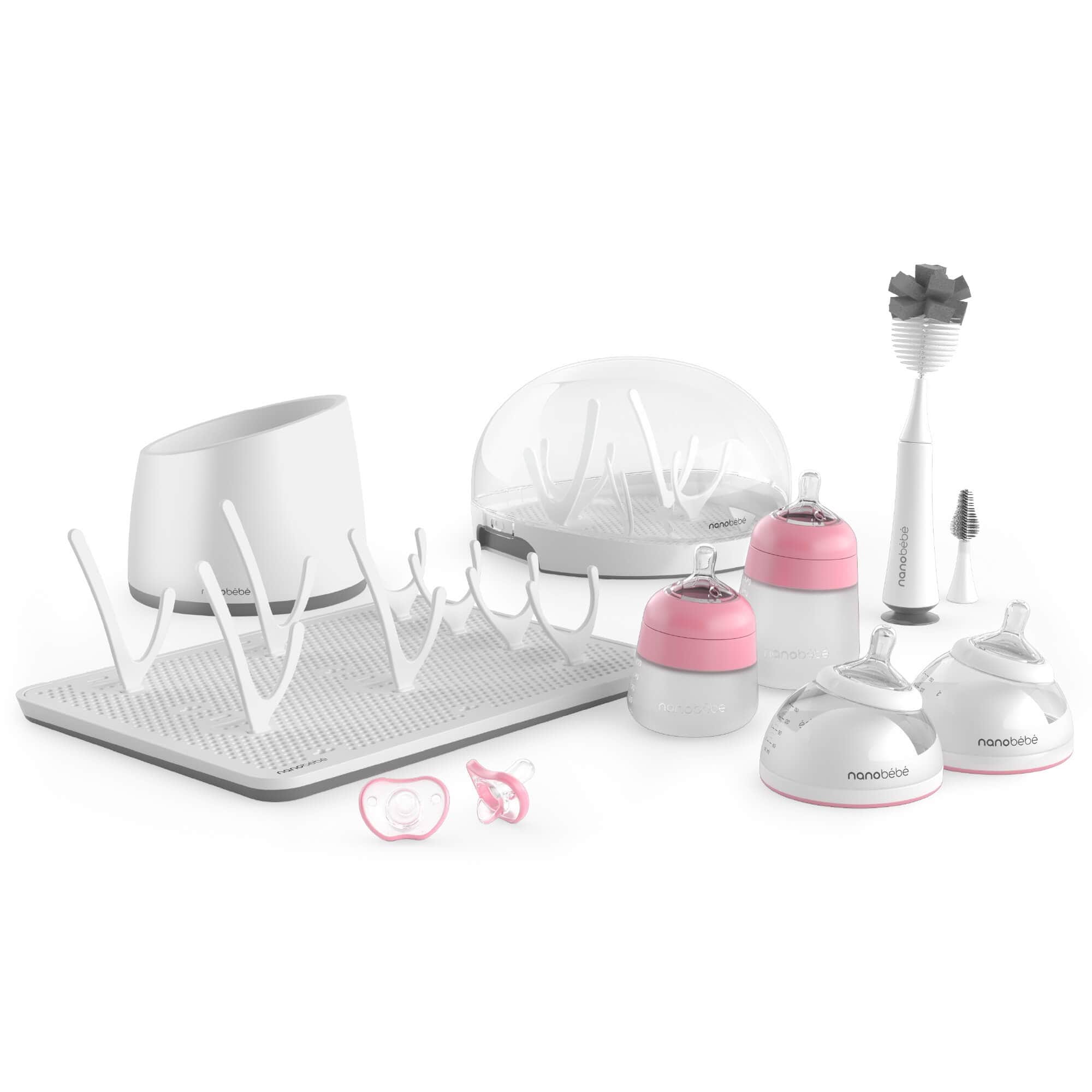 Nanobebe AI Inc - Vente Set de vaisselle – bébé - Ensemble d'alimentation au biberon Ultimate pour nouveau-né7