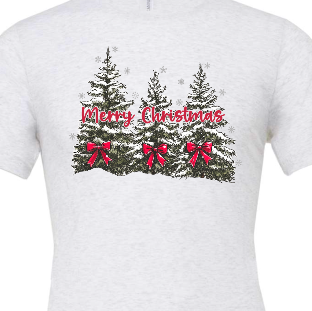 Kiki's Boutique - Wholesale Graphic Sweatshirt - Women's - Snowy Christmas Trees Tee or Sweatshirt4