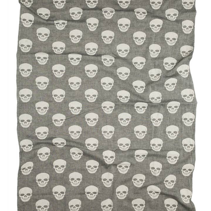 Via Seven – Engroshandel Strandhåndklæde – PESHMetal Skulls Håndklæde