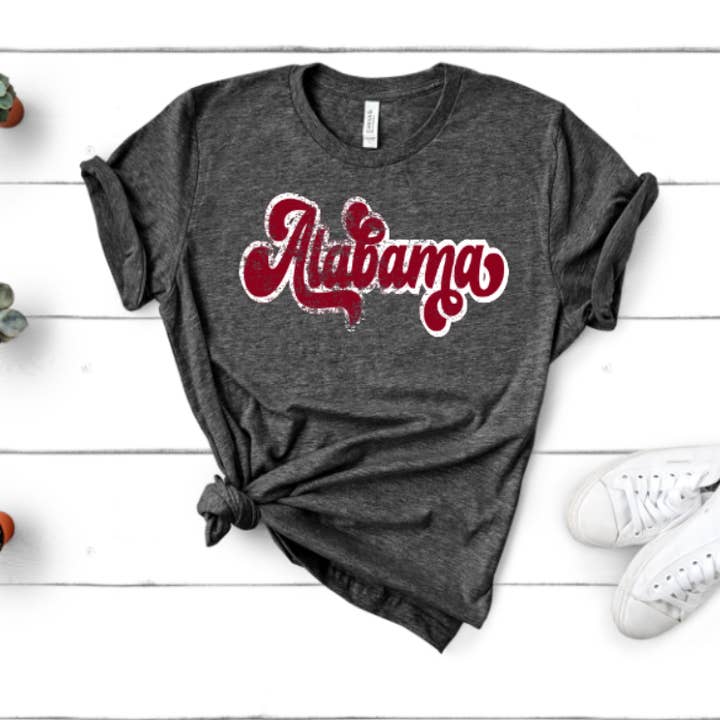 T-shirt graphique Alabama Crimson Game Day pour la vente par BB Subs and Screens