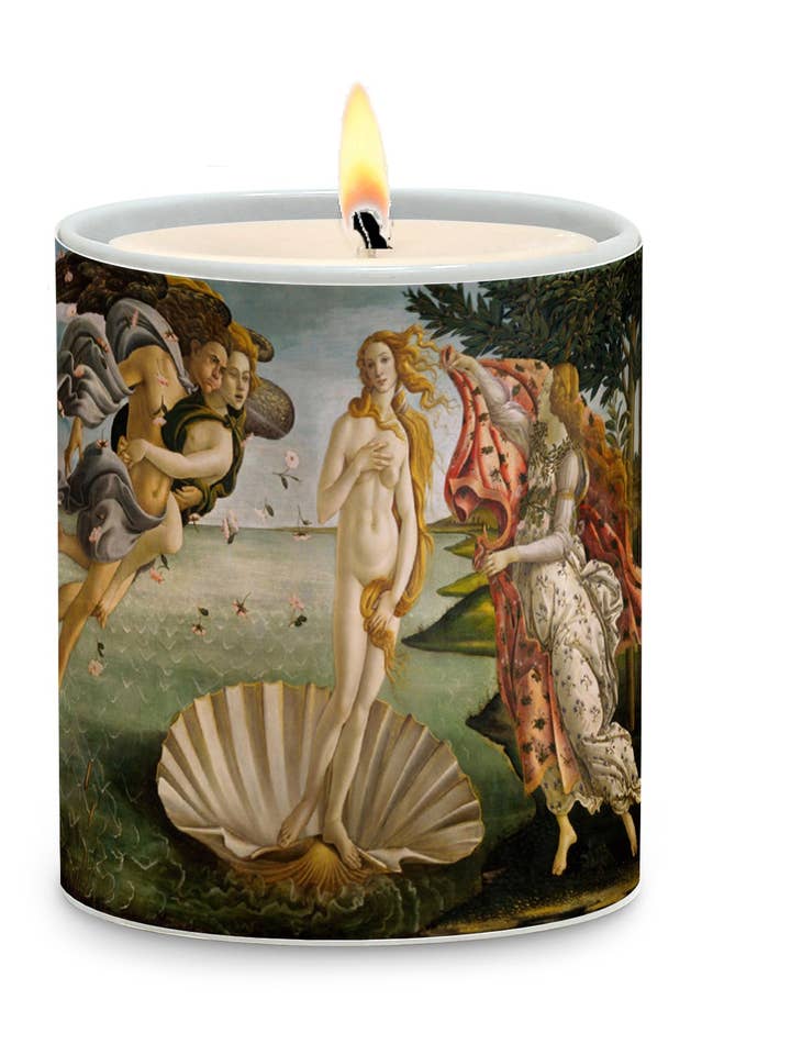 SUBLIMART: Affresco Design - Vela de cera de soja de porcelana (Diseño #AFF14) para venta al por mayor de SublimArt