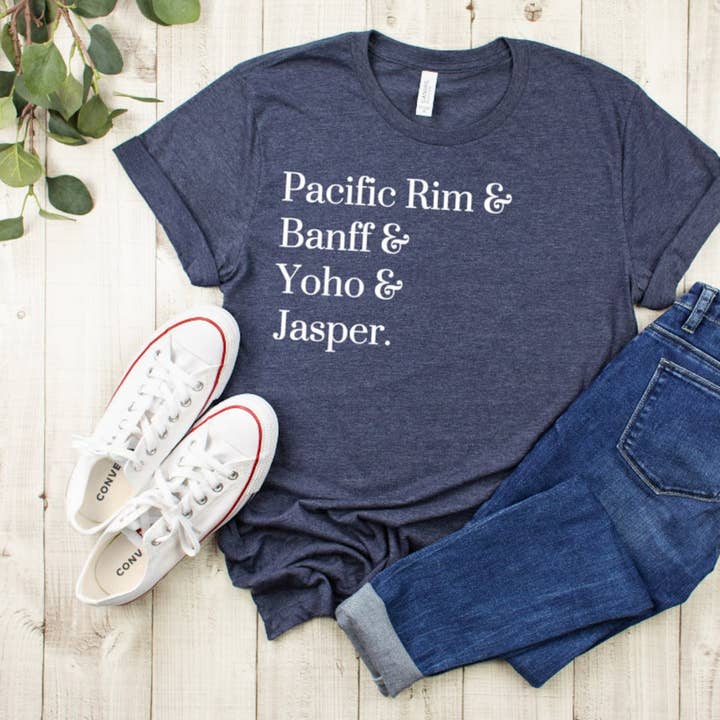 VibeClothing - Wholesale Screen Printed T-Shirt - Women's - Pacific Rim Banff T-shirt0