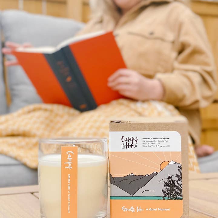 Candela in eucalipto e abete rosso - cera di soia ecologica per la vendita all'ingrosso da parte di Campy Home