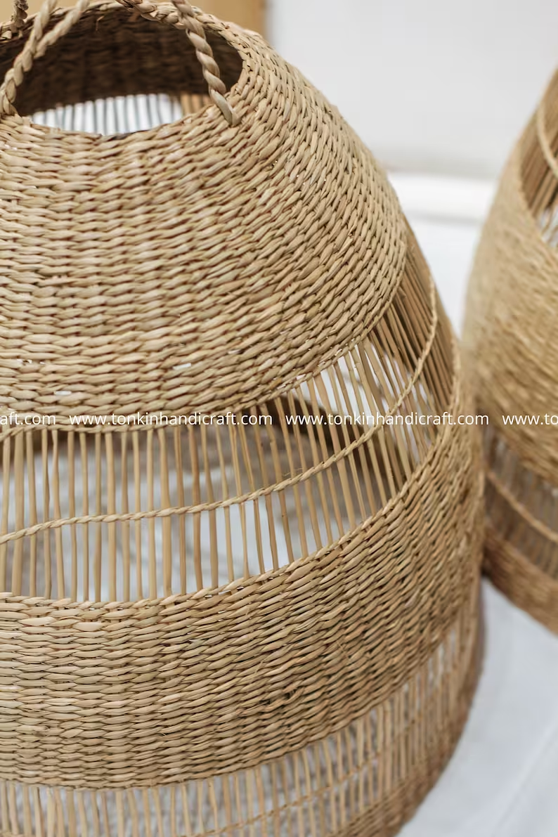 Tonkin Handicraft - Wholesale Lampshade - Seagrass Pendant Lampshade3