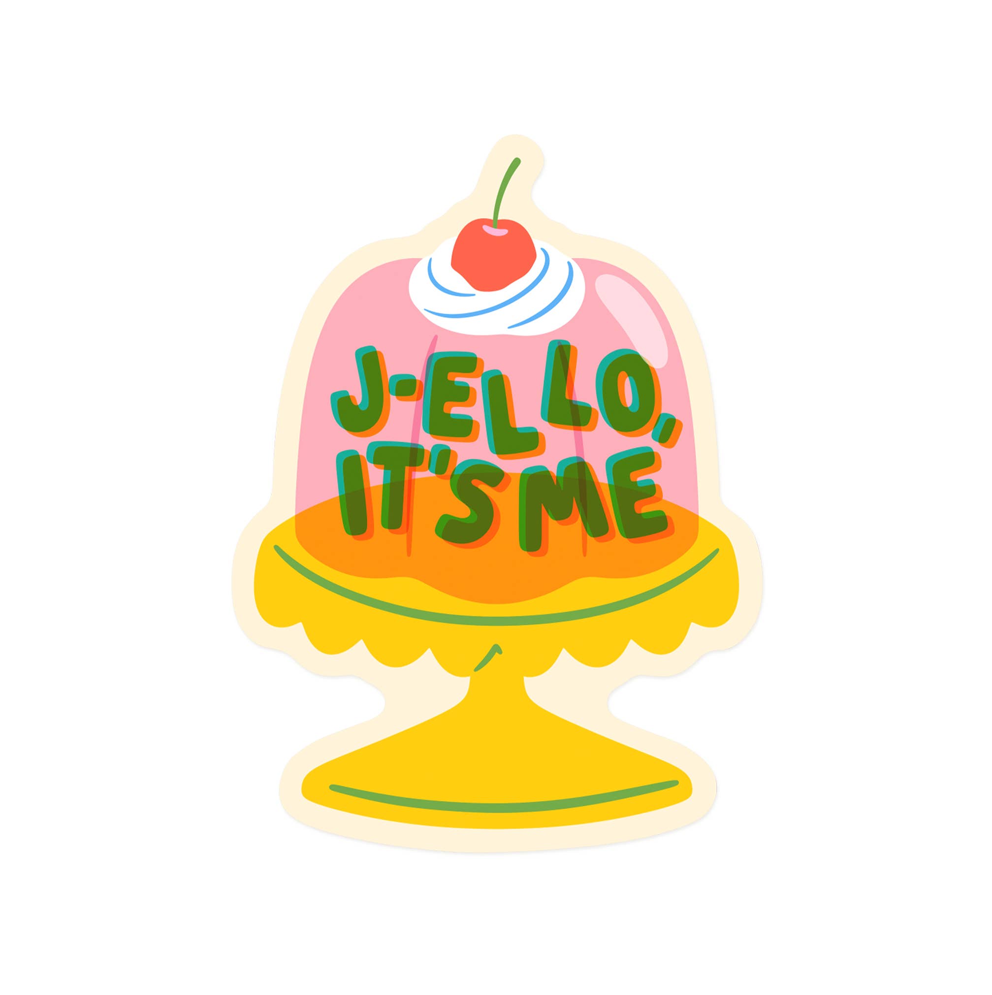 KANDS.CO – wholesale Klistermärke – J-ello Det är jag Gelatin Klistermärke