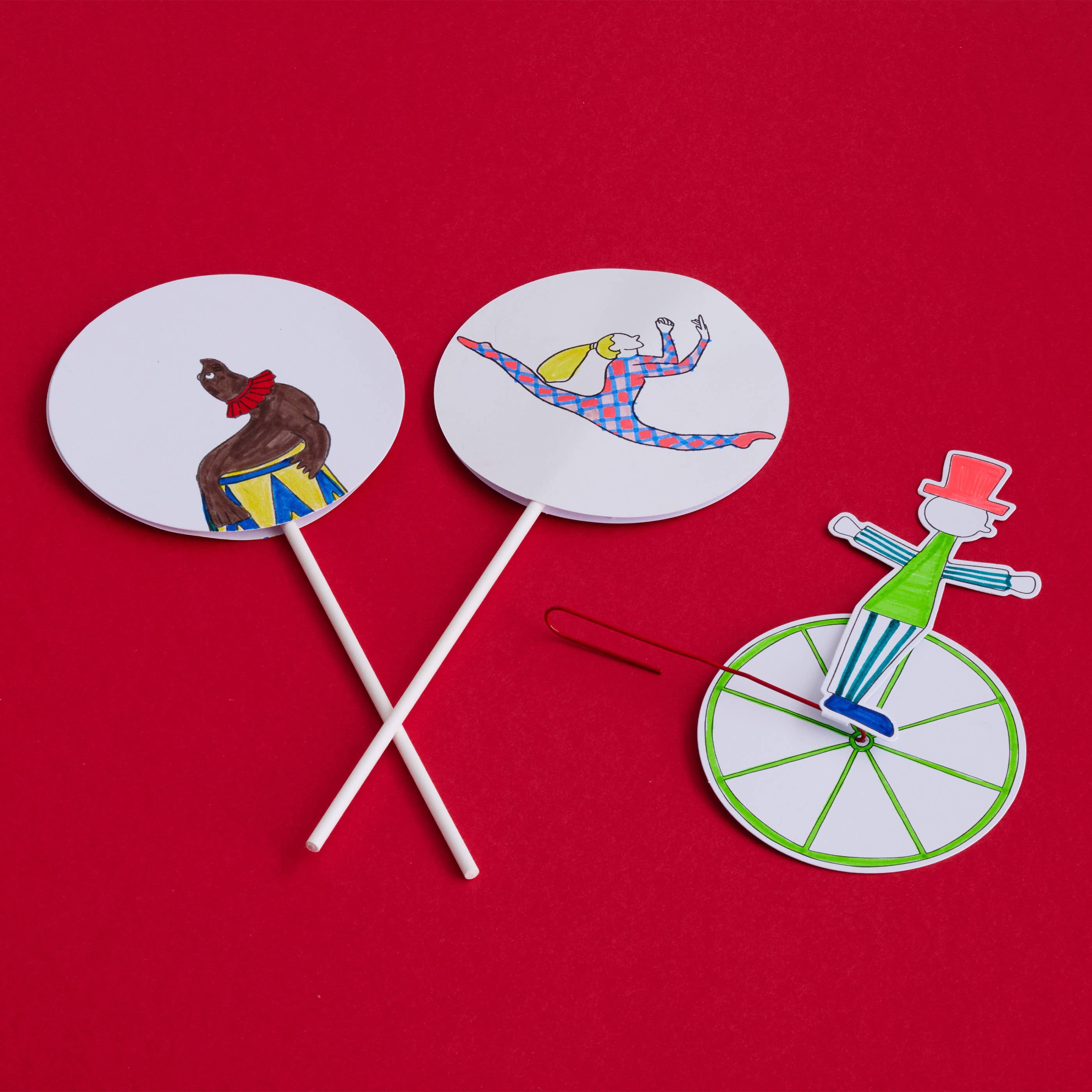 MAJO IDEAS - Wholesale Sticker - Kids & Baby - VOL ⑧ — CIRCUS Sticker Based Art Pack1