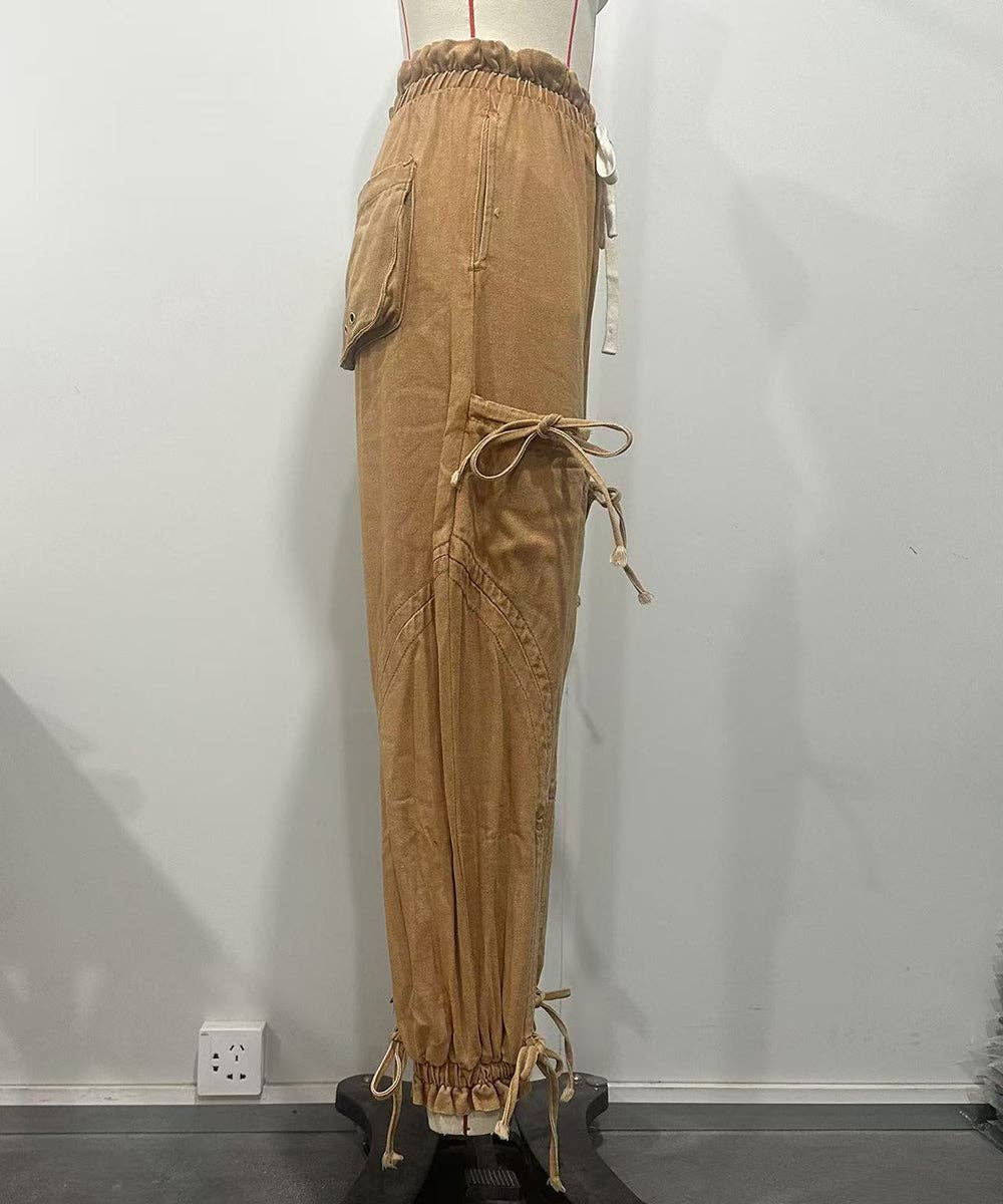 Aria Romance – wholesale Jeans – Women’s – Drawstring Waist Straight Leg Jeans5