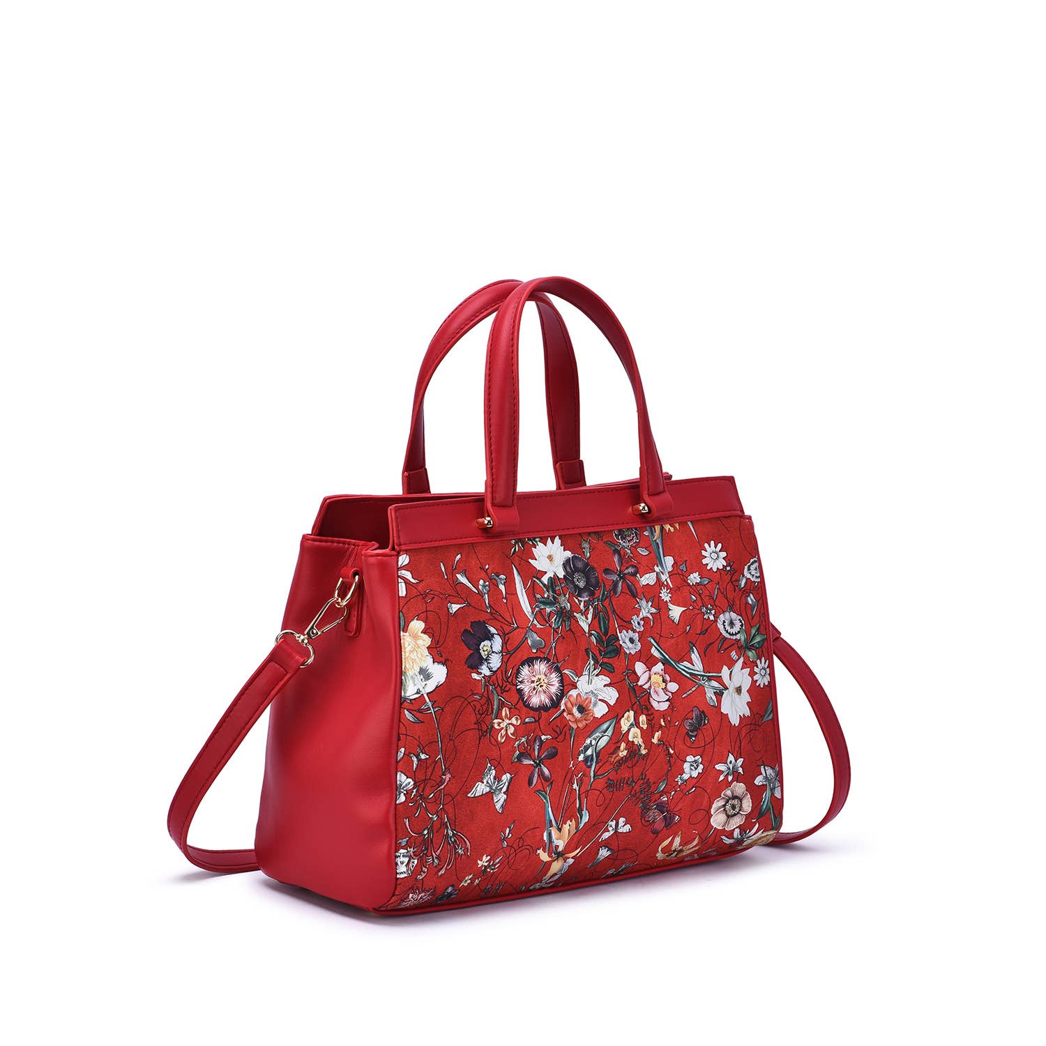 Mellow World - Vendita all'ingrosso Cartella - Donna - Borsa a tracolla Stellan con stampa floreale5