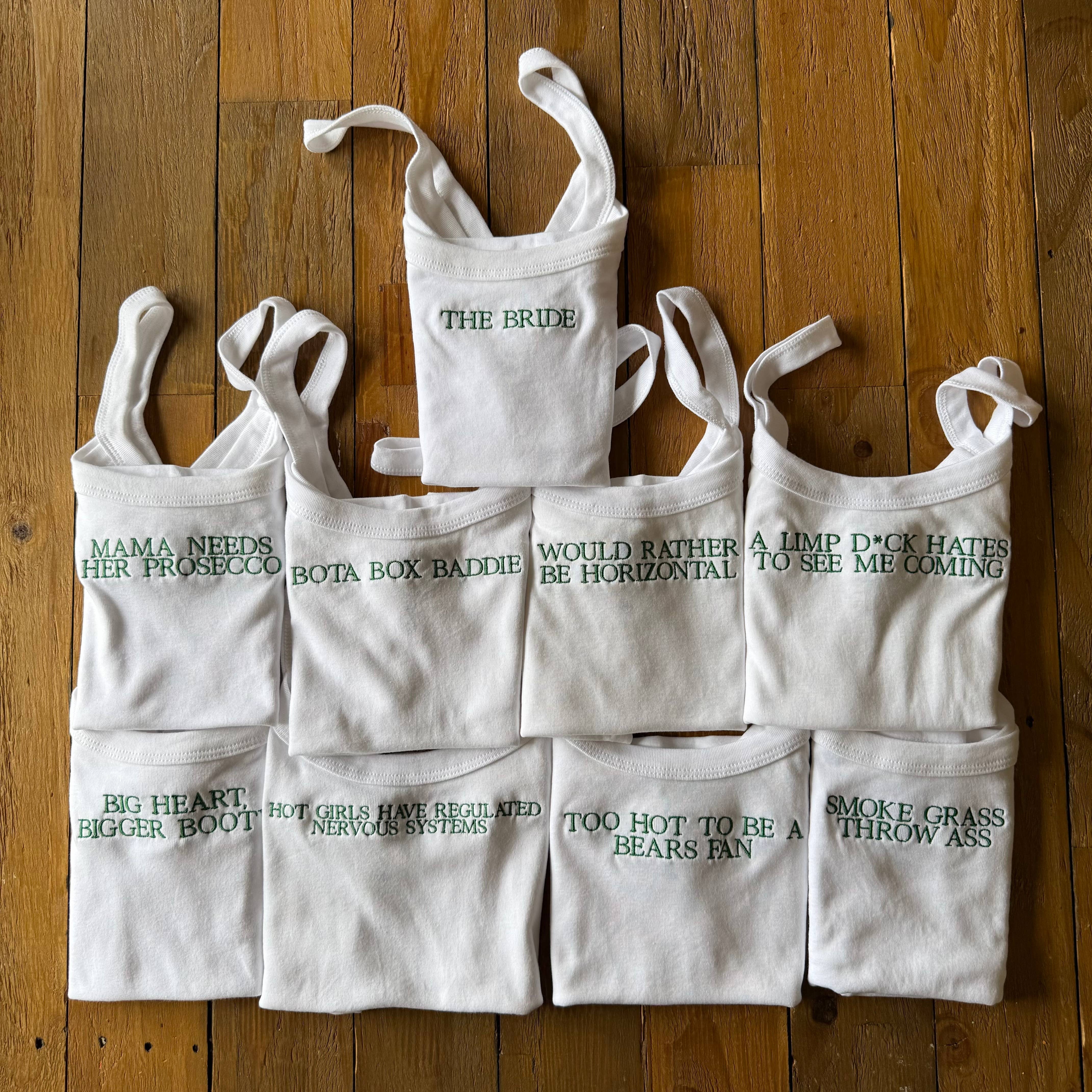 Peanut Stitches Co. - Wholesale Tank Top - Women's - Custom Embroidered Tank Tops1