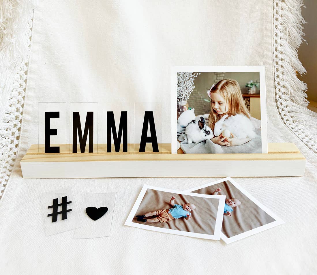 Wooden Objects Co - Vendita all'ingrosso Supporto per cornice - Portafoto in legno bianco, portafoto in legno4