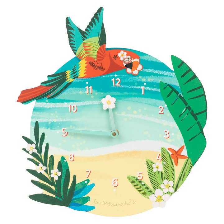 Coco time clock for wholesale by Les Ritournailes