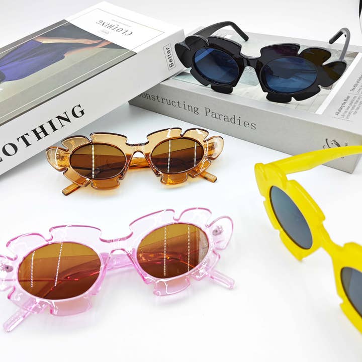 ACCITY - Wholesale Sunglasses - Women's - SUNFLOWER SHAPED SUNGLASSES_CWASG013114