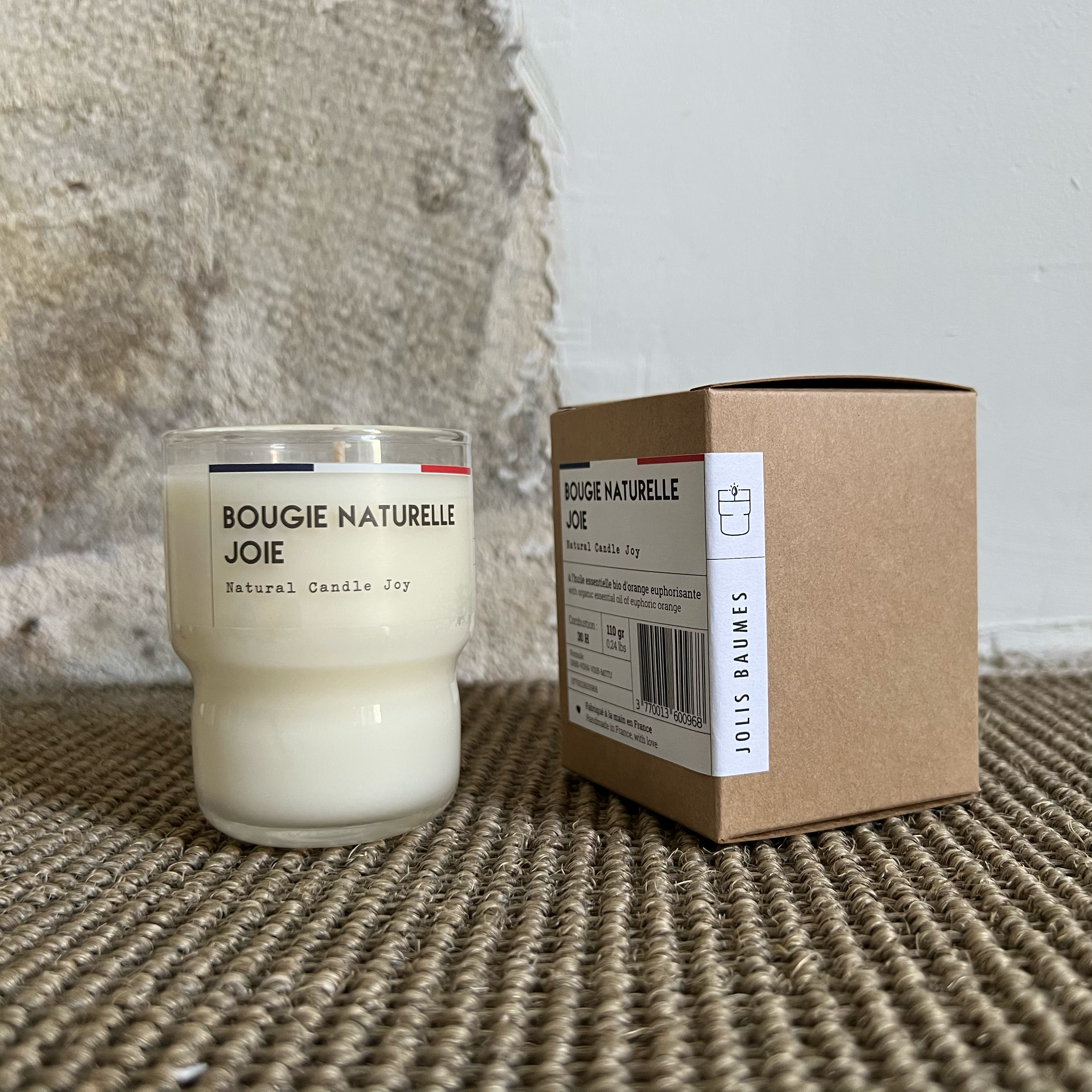 Jolis Baumes - Wholesale Jar/Filled Candle - Joie organic natural candle made in France2
