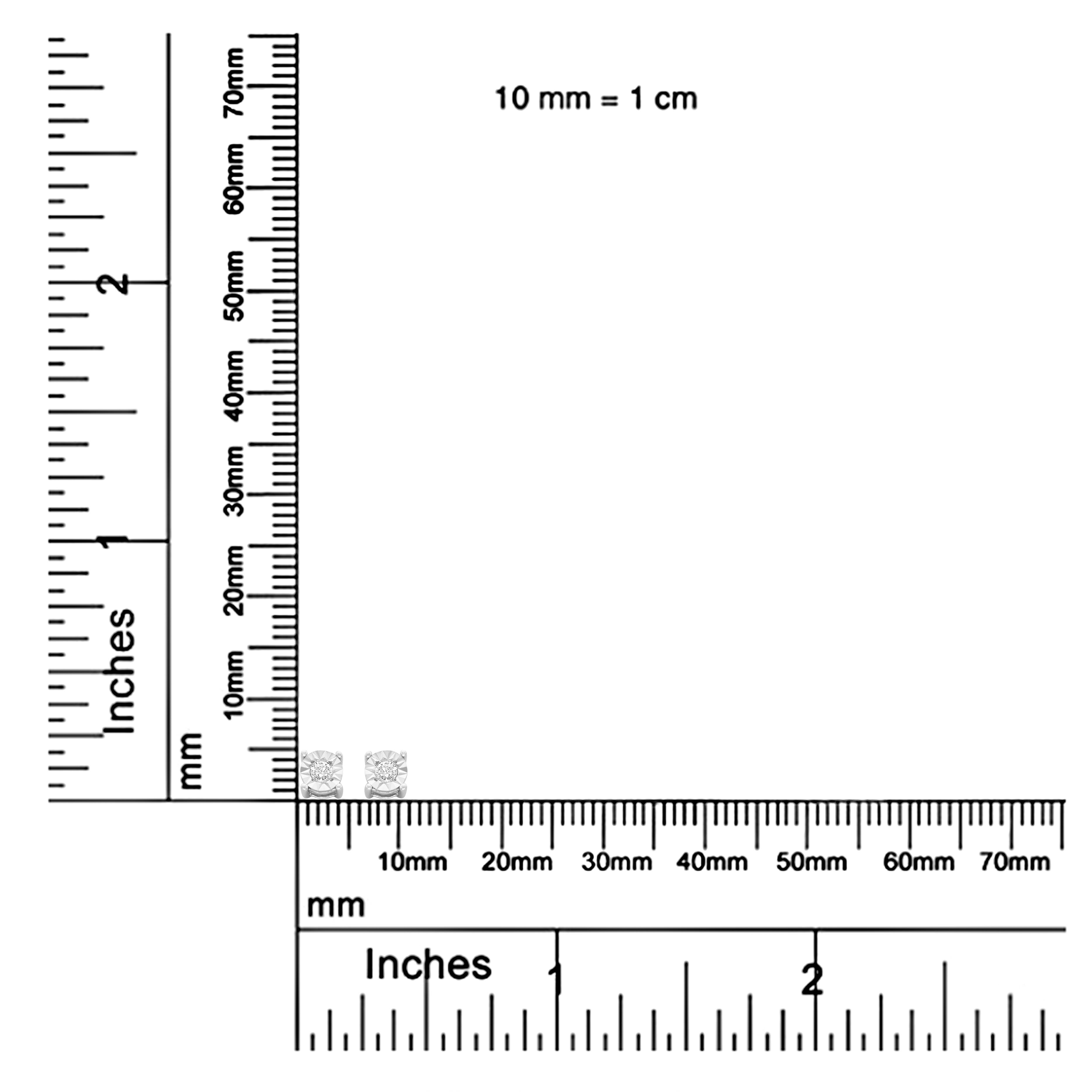 Infinite Jewels - Wholesale Stud/Post Earrings - Diamond Stud Earring in Sterling Silver2