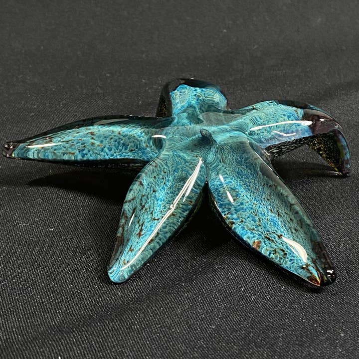 Gibbons Glass - Vendita all'ingrosso Decorazioni da tavolo - Stella Marina di Vetro - Topazio Blu - John Gibbons