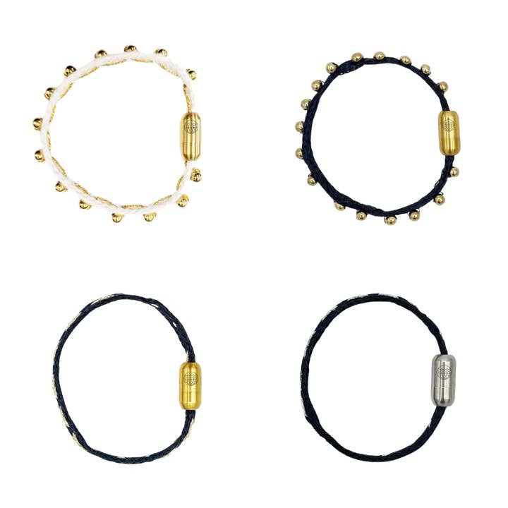 Glam Edition bracelet made from fishing net for wholesale by BRACENET