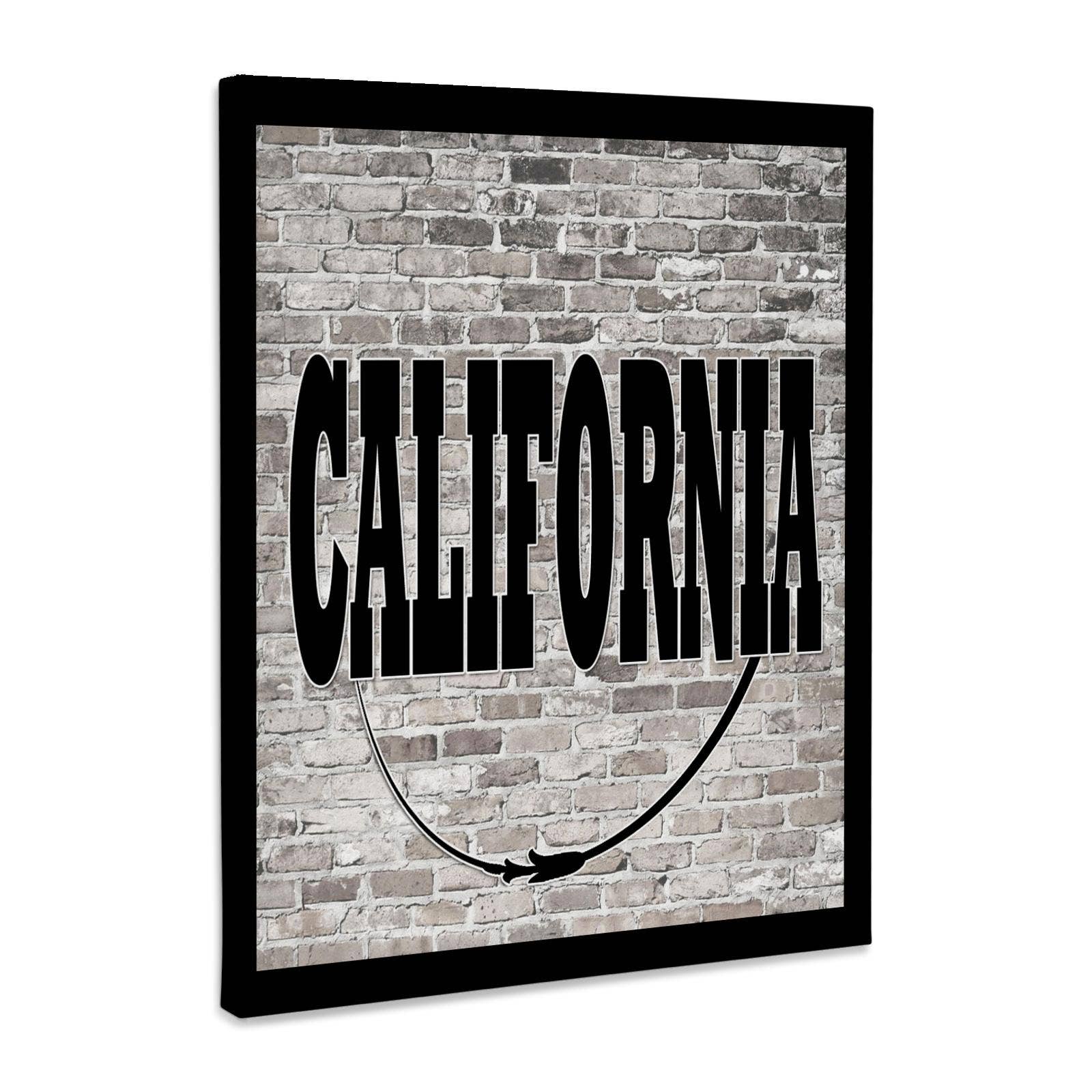 3dRose – Engroshandel Kunsttryk – 3dRose, Californien. Delstatens hovedstad er Sacramento., Museumskvalitet lærredstryk0