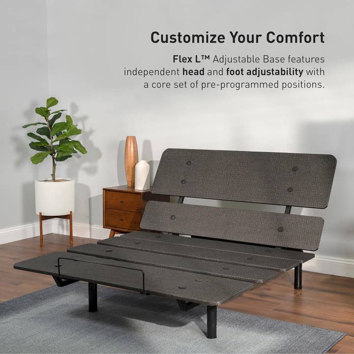Black Flex L Adjustable Bed - Wireless Remote Control for wholesale on Faire