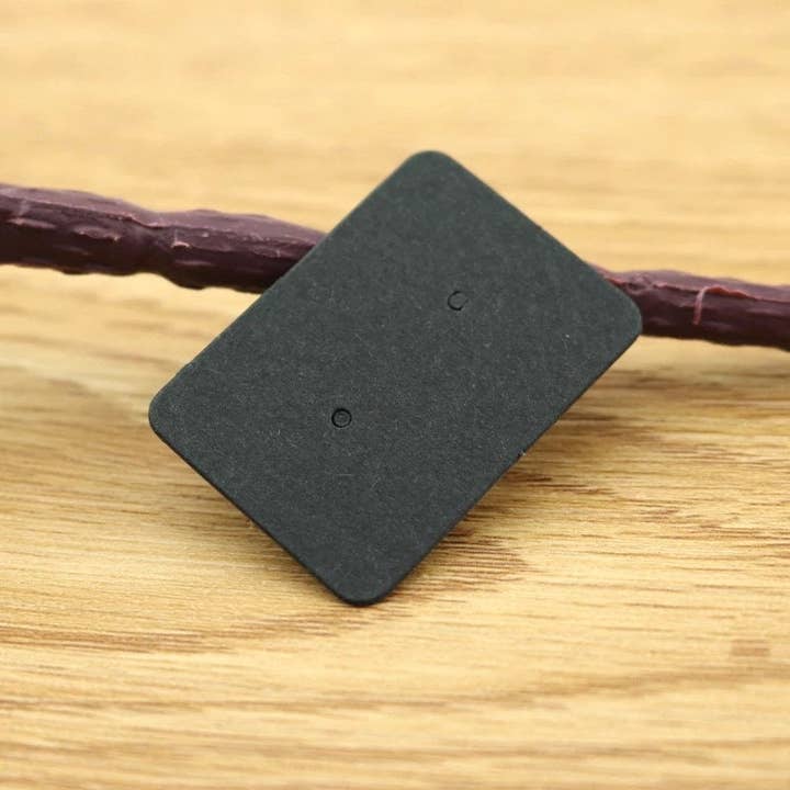 Zakka - Wholesale Jewelry Stand & Display - 200pcs Matte Paper Earring Necklace Pendant Card Display