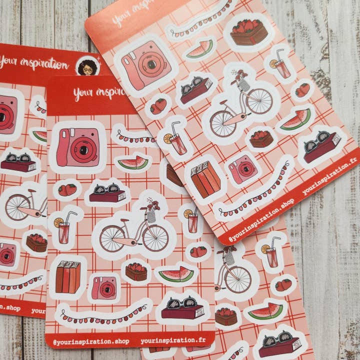 Planche d'autocollants - Early summer pour la vente par Your inspiration