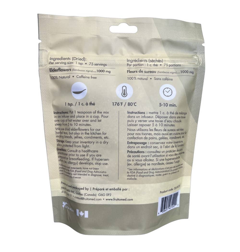Fruitomed Inc. - Wholesale Health/Detox Tea - Elderflower tea1