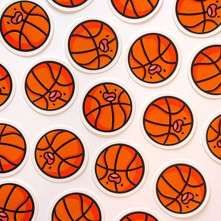 Shop Emily M - Wholesale Sticker - Basketball Mini Sticker1