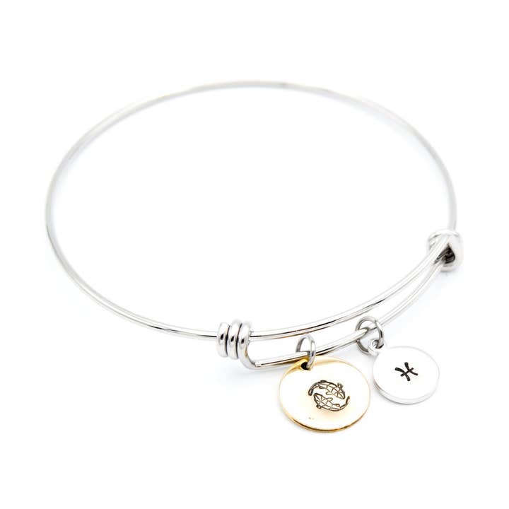 Pisces Charm Bracelet for wholesale by Stamp and Stampbility
