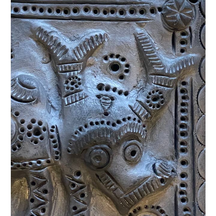 Tesoros Trading Company - Venta al por mayor Azulejos - Azulejo de ciervo de cerámica negra, India