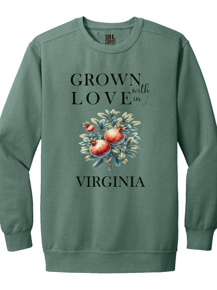 Virginia Granatæble Sweatshirt for engroshandel hos Soil Comforts