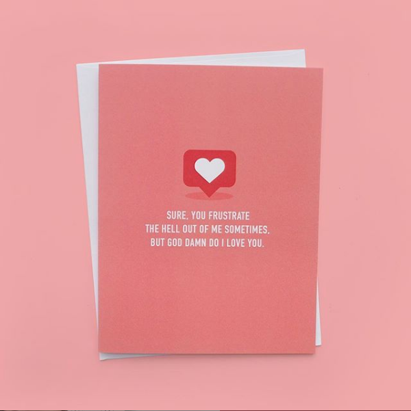 Classy Cards Creative - Wholesale Love Card - Frustrated Card1