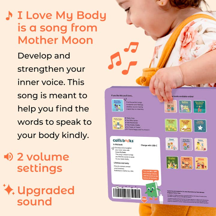 Cali's Books - Wholesale Book - Kids - Cali's Books I Love My Body by Mother Moon