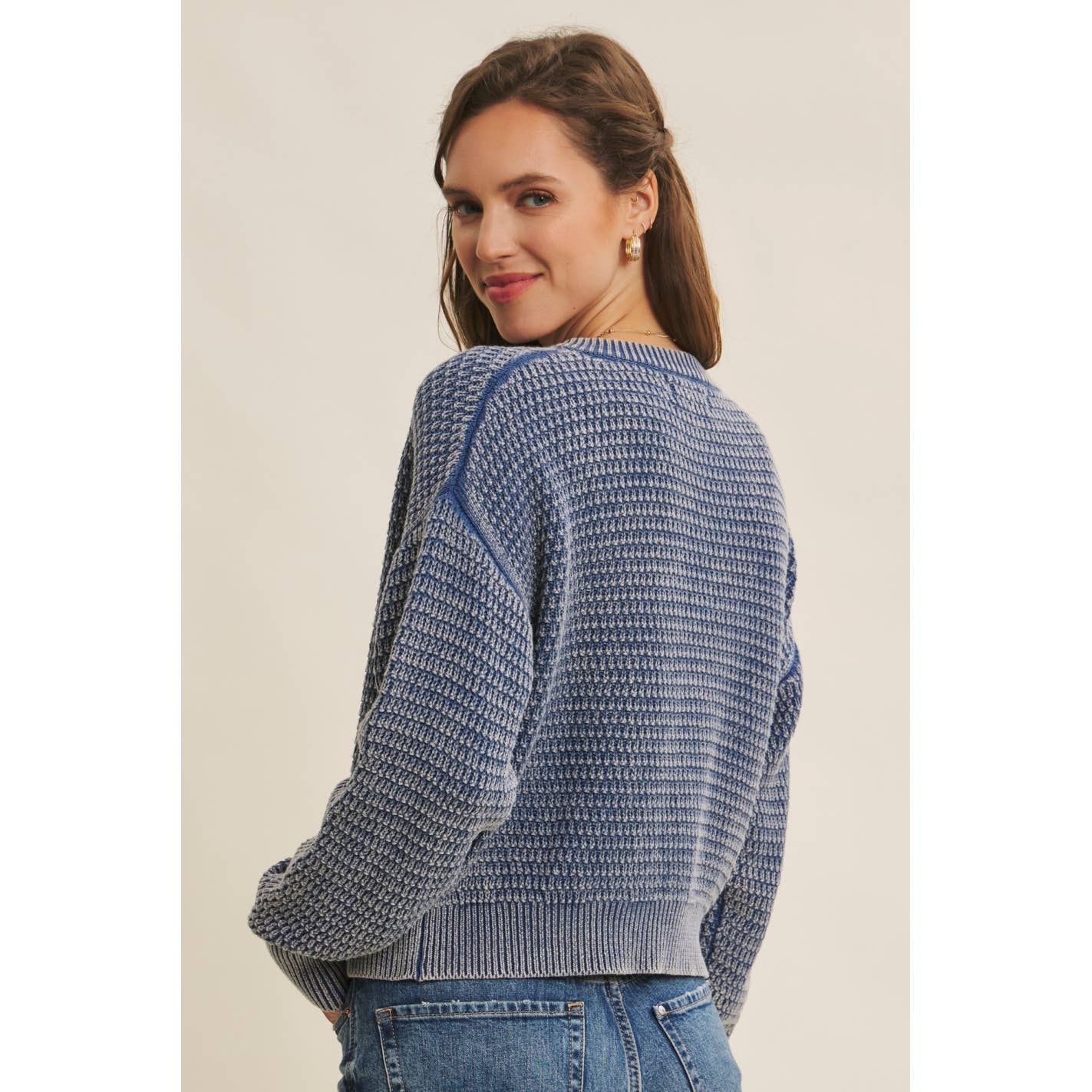 in february - Wholesale Cardigan - Women's - COZY CHIC LAYER MINERAL-WASHED CABLE KNIT SWEATER CARDIGAN25