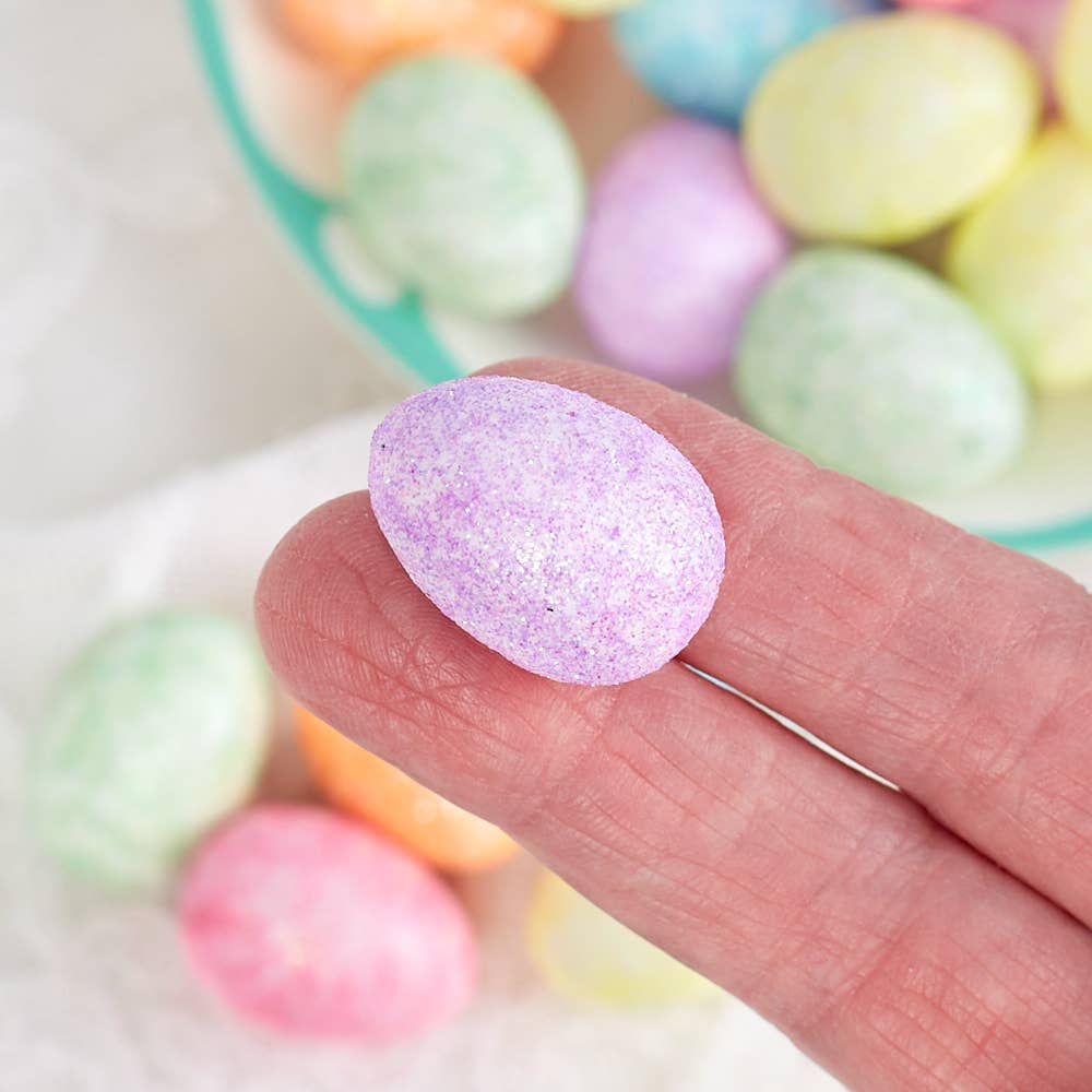 Factory Direct Craft - Wholesale Decorative Tabletop Object - 1" Mini Pastel Glitter Easter Eggs (Bags of 36 eggs)2